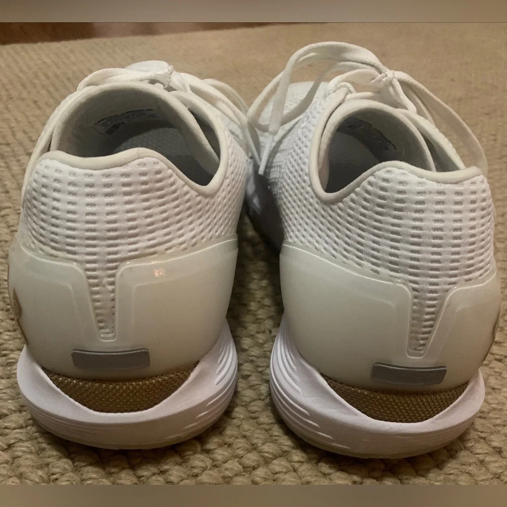 Men’s Running Training Athletic Shoe Size 13 Under Armour HOVR Sonic White Gold - Picture 4 of 11